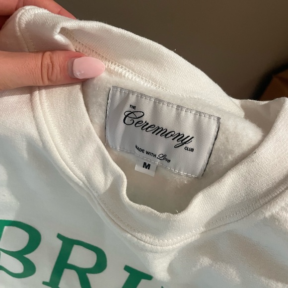 The ceremony club bride tennis sweatshirt - Picture 3 of 3